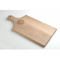 Wooden Paddle/Sandwich/Cheese Board: 15" x 8" x 3/4" Laser Engraved